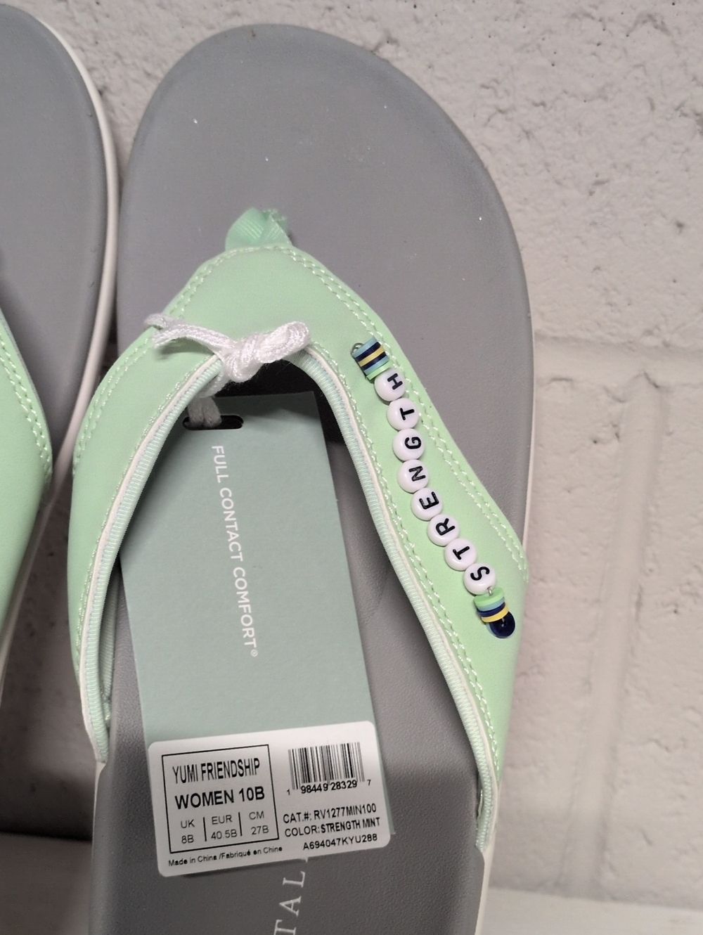 Revitalign Orthotic Beaded Thong Sandals - Yumi Friendship, Size 10B NWT - Picture 4 of 9